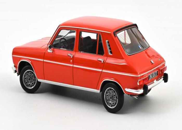 Miniature Simca 1100 1968 Rouge – Échelle 1/24 – Voiture Collection WhiteBox
