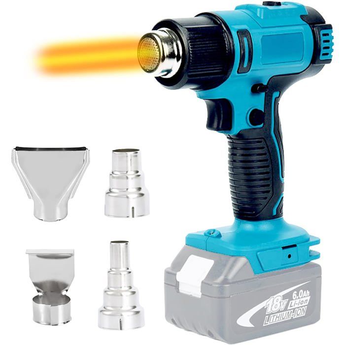 Pistolet Thermique Sans Fil Mini - Batterie Li-ion, Température 315°C, Recharge USB - Pour Thermorétractable, Bricolage - 6