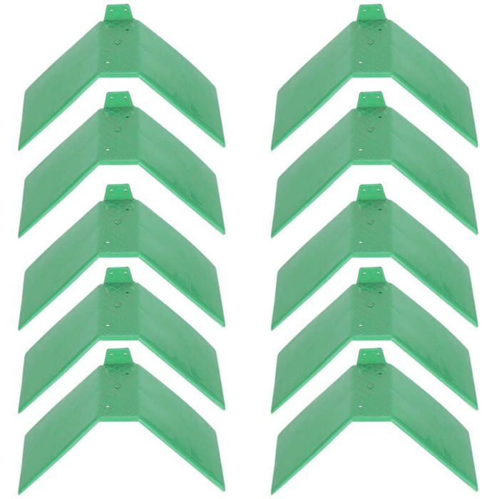 Comparer les prix de 10 pices en plastique petit vert antidrapant conception colombe repos support Pigeon perches perchoir cadre oiseau YYV