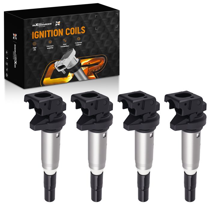 4 x Bobine dAllumage pour Peugeot 207 208 308 508 3008 RCZ 2006-2018 1.4 1.6 pour BMW 116i E81 E87 F20 F21 1.6L 2003-2018