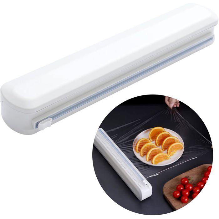 PATIKIL 8pcs Coupe-Film Plastique Autoadhésif 19in - Cutter Coulissant Pour Film Alimentaire Et Papier Cuisson