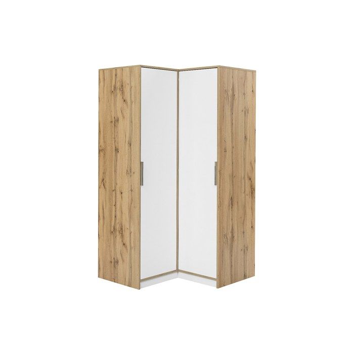 Vente Unique Armoire Sous Pente 2 Portes - Blanc - ADEZIO Boutique | Maison Et Jardin