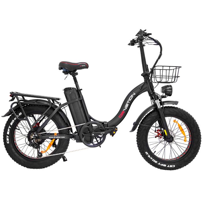 Fat Bike électrique DrVetion CT20 pliable batterie Samsung 15Ah noir