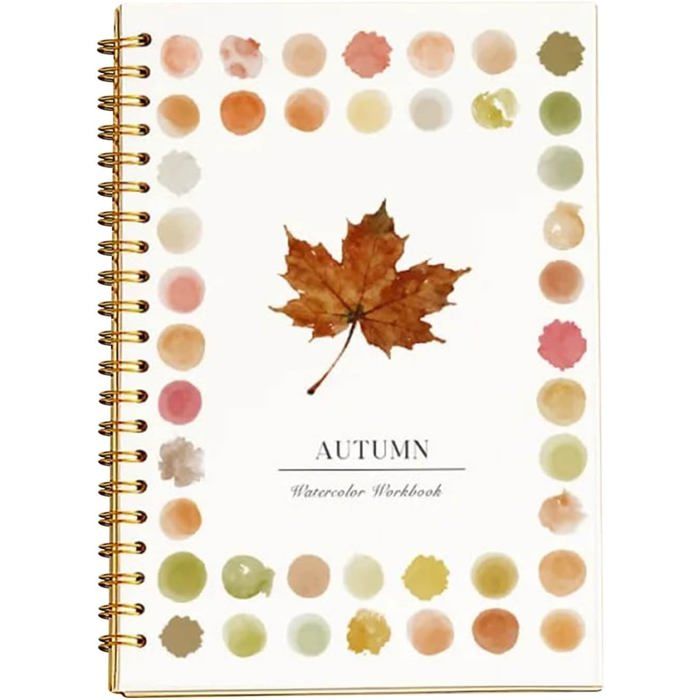 Carnet D'aquarelle Pour Débutants Avec 12 Couleurs - Livre D'exercices, Papier Qualité, Motifs Floraux Et Animaux - 2