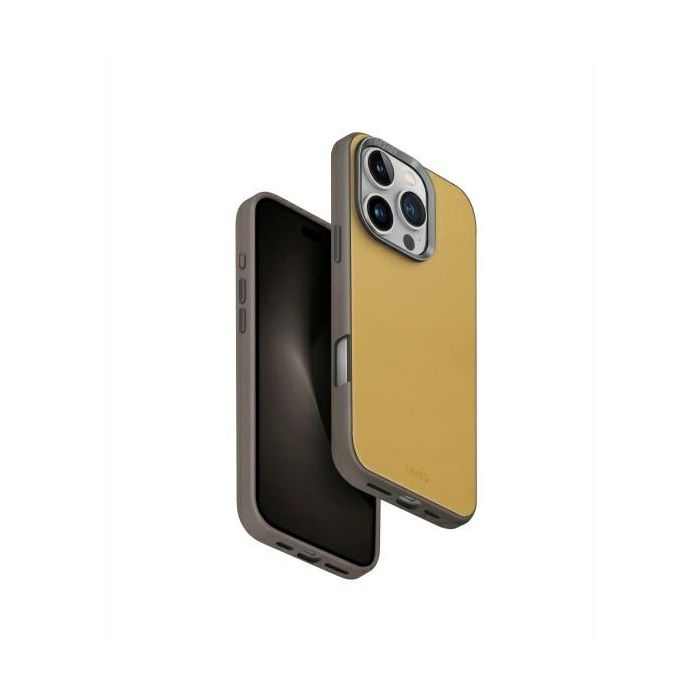 Coque - UNIQ - iPhone 16 Pro - Magclick - Jaune - Compatible iPhone 16 Pro