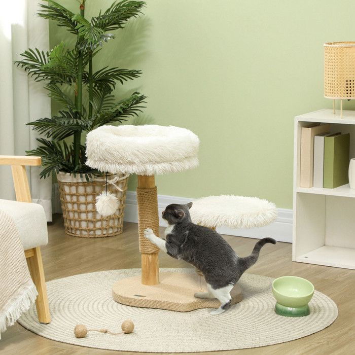 NuvlaGu - Arbre à chat H615cm avec balle de jeu