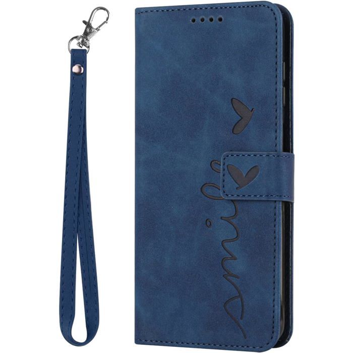 Coque pour Samsung A56 5G Portefeuille Cuir Silicone avec Cordon et Support Porte Carte pour Femme Homme Housse Etui Protection A