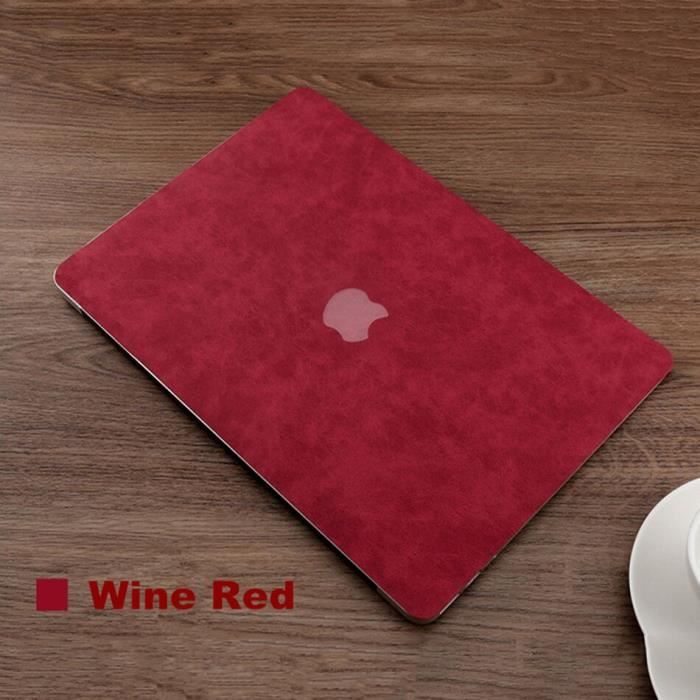 L2W MacBook Notebook Premium pu sac /à manches en cuir marron mod/èle: A1369 et A1466 Housse Etui peau marron pour MacBook Air 13 pouces 13,3