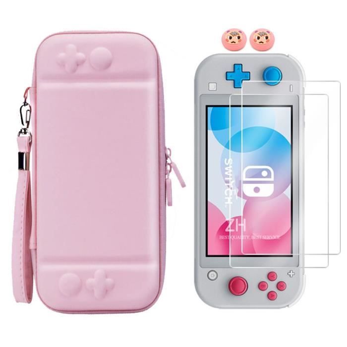 Tapez D-Juste rigide de protection pour console Nintendo Switch Lite, étui en poudre de verre
