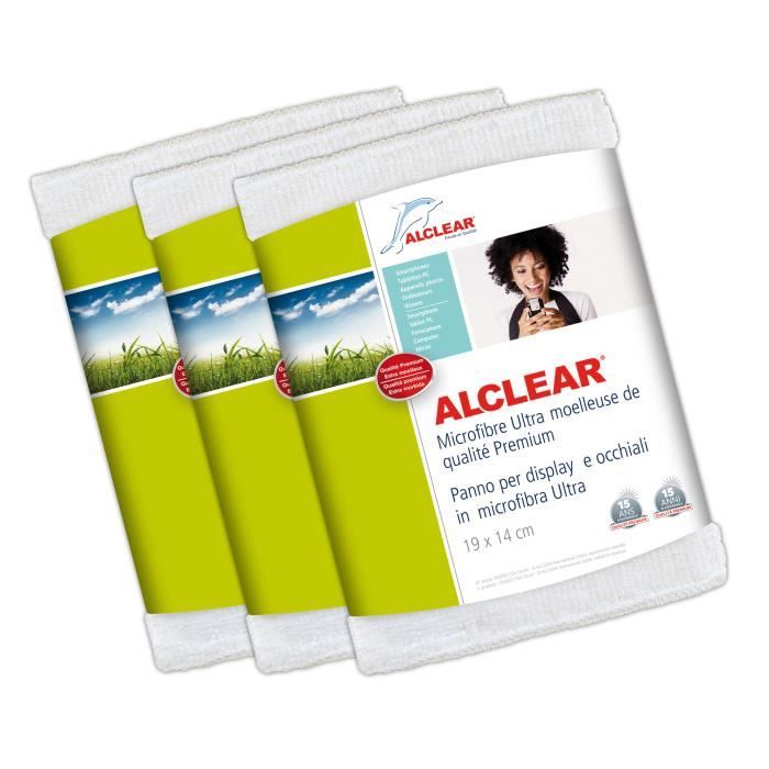 Chiffons Microfibre Total Clean Miro France - Lot De 3 - 40x60 Cm - Ultra Absorbants, Non Pelucheux - Pour Maison, Voiture - 3