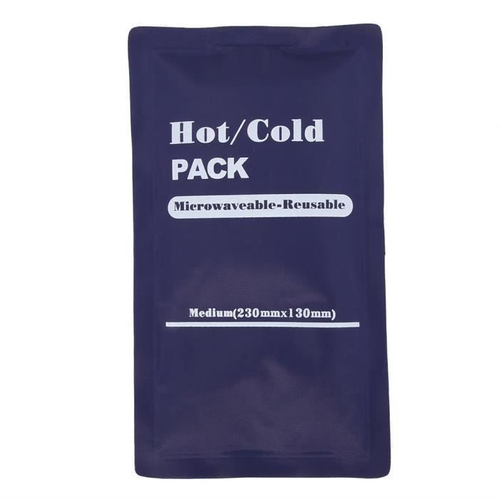 pour le sport support de genou de th/érapie chaud et froid avec sangle double ajustable sac de glace r/éutilisable tendinite etc douleur au genou Sac de glace 6 pouces