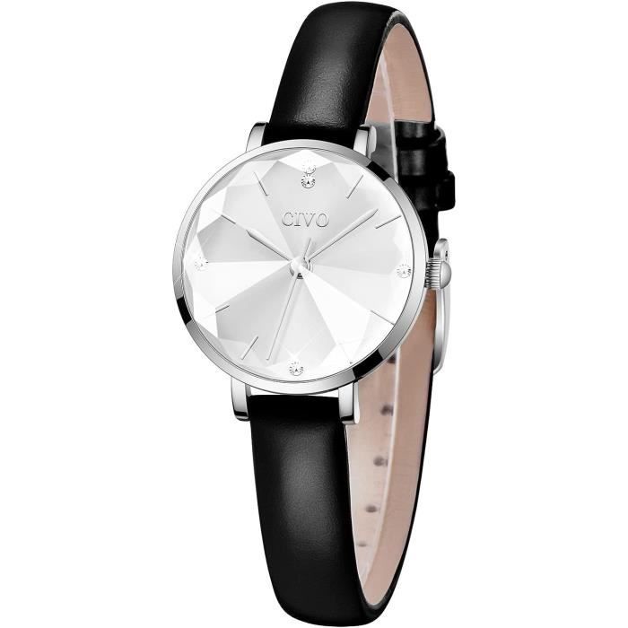 Montre Femme Vintage Advance Watch-It - Argent, Cadran Argent, Quartz, Fonctionne