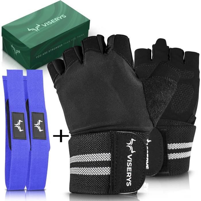 Gants Musculation pour Homme et Femme Respirant Antidérapant Multi