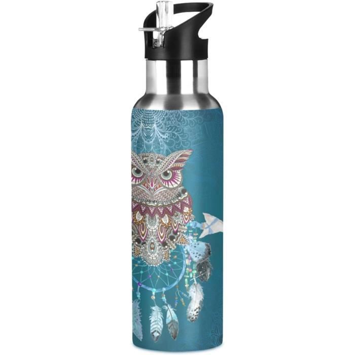 Gourde Isotherme 1,2L Motif Koala Avec Paille | Acier Inox 304/201 | Double Paroi Vide | Garde Le Chaud/froid Longtemps - 7