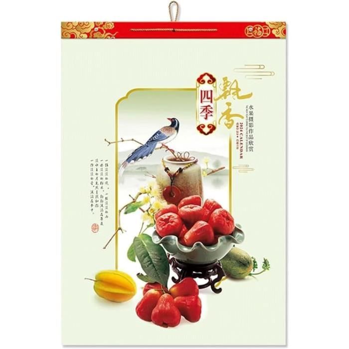 Calendrier Mural 2024 Grand Paysage Peinture Calendrier Mensuel Style Chinois  Calendrier De Bureau Familial Décoration (Coule[H1583] - Cdiscount  Beaux-Arts et Loisirs créatifs