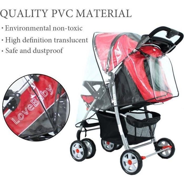 habillage pluie poussette triplette peg perego