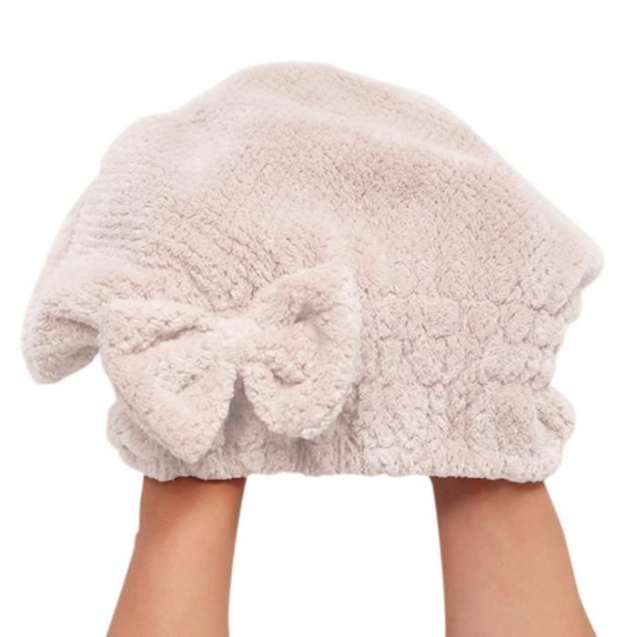 Acheter Serviette De Séchage De Cheveux Pour Cheveux Longs, Serviette Enveloppante En Microfibre Pour Cheveux Bouclés Et épais, Super Absorbant L'eau, Séchage Rapide Pour Femmes Et Filles