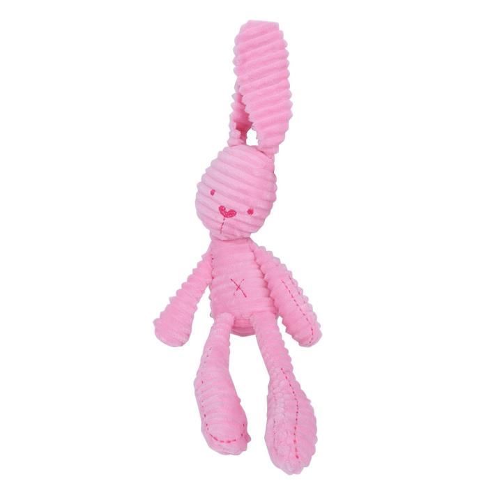 Bebe Dessin Anime En Peluche Doux Mignon Peluche Nouveau Ne Nourrisson Dormir Confort Jouet Pour Enfant Rose Cdiscount Pret A Porter