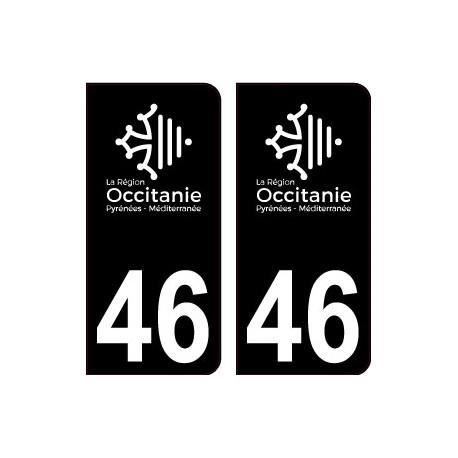 Plaque Immatriculation Autocollants Département 48 Lozère HADEXIA