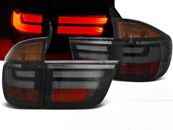 Paire de feux arriere BMW X5 E70 07-10 LED BAR fume