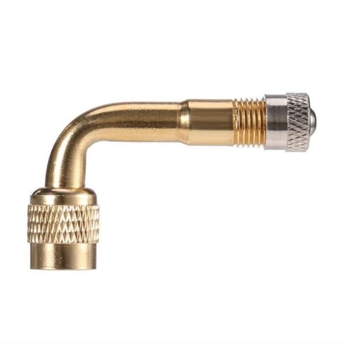 Camion vélos Motos Adaptateur Roue pour Voitures WangQianNan Adaptateur de Tige de Valve 2 PC métal d/'extension Valve courbée 45//90//135 degrés for Voiture Valve coudée Size : VE 2 90