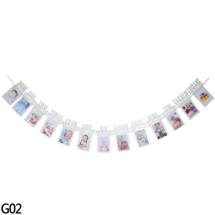 Bricolage 1st Anniversaire Photo Banniere 13 Mois Photo Cadre Banniere Pour Bebe Garcon Fille Un 1 Pre Modele G02 Jbhfcdc Achat Vente Banderole Banniere Soldes Sur Cdiscount Des Le Janvier Cdiscount