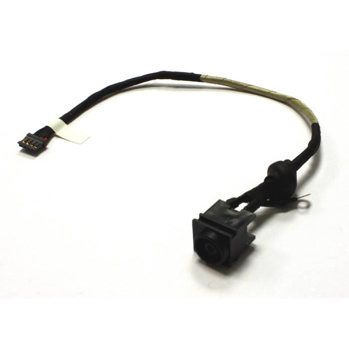 Power4Laptops Connecteur Alimentation DC Compatible Sony Vaio SVF152C29M - Câble De Charge De Rechange Pour PC Portable
