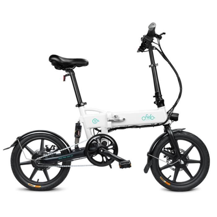 SZPDD FIIDO D2 Pliant Le velo electrique Trois Modes de Conduite Moteur d Ebike 250W 25Km H 25 40KM amme E velo Blanc Cdiscount Sport