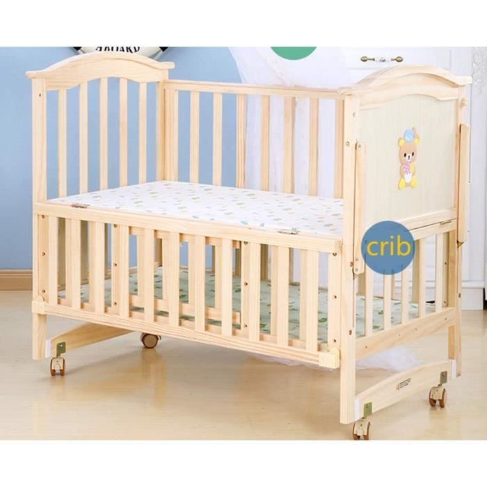 Lit Bebe Kli Lit De Bebe Nouveau Ne Avec Moustiquaire Solide Peinture Inoffensive Solide Bois Berceau B Eac222 Cdiscount Puericulture Eveil Bebe