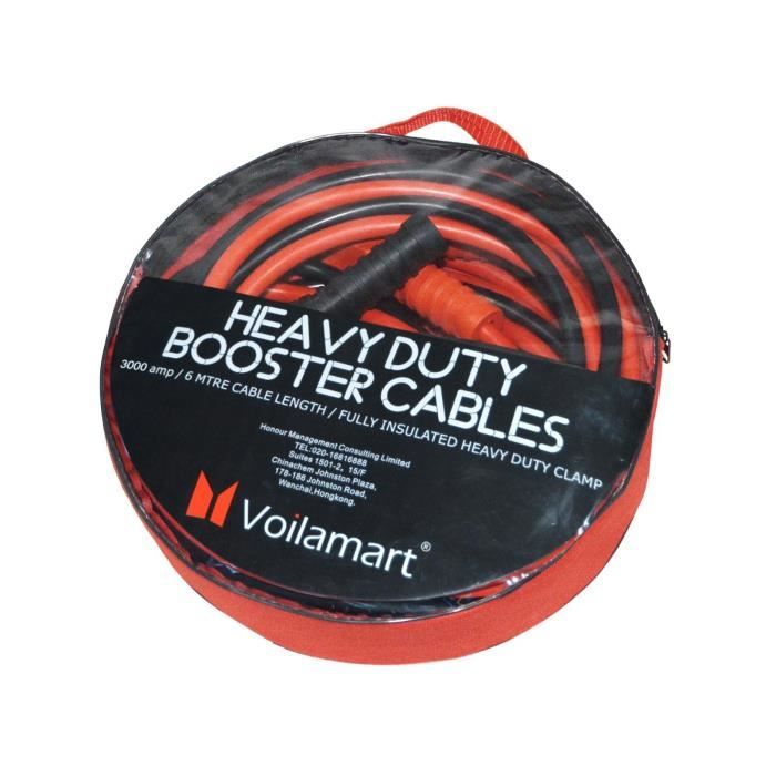 Voilamart Cables De Demarrage Pour Batterie De Voiture 3 000 Amp 6