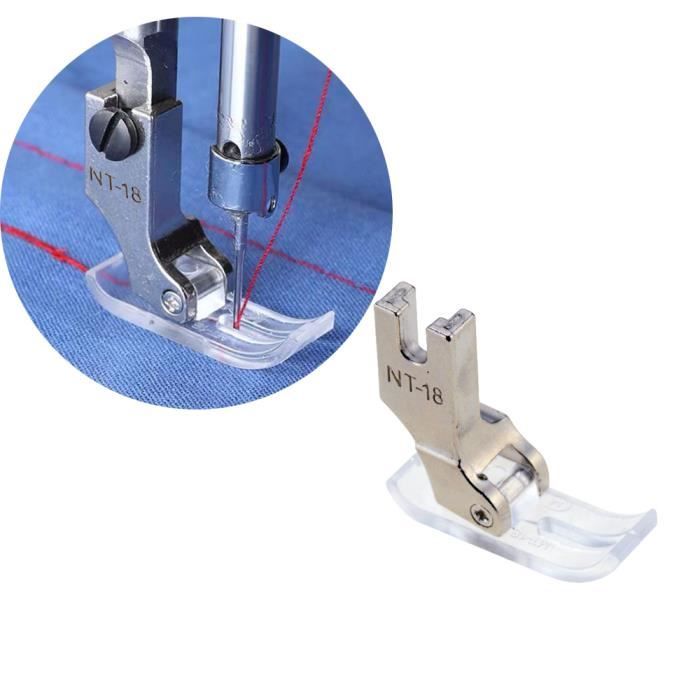 Pied Presseur NT-18 Pour Machine à Coudre Industrielle - Pour Cuir, Plastique, Tissu Caoutchouc - Acier Inoxydable