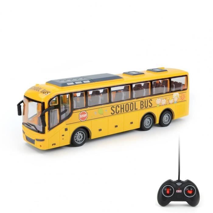 Couleur jaune Voiture télécommandée pour enfants, Bus de ville, jouet  classique en plastique, Stable, voiture - Cdiscount Jeux - Jouets