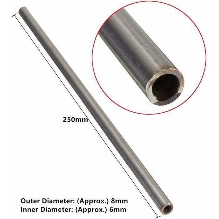 Tube Capillaire En Acier Inoxydable 304 – Diamètre 2mm, épaisseur 0.25mm, Longueur 250mm, Lot De 2