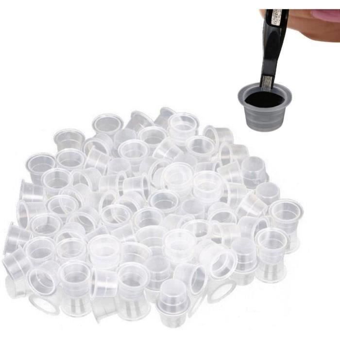 300 Capsules à Encre Pour Tatouage - Gobelets Jetables Mélange Assortiment