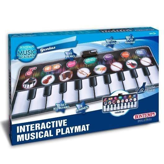 Bontempi | RhythmRug - Tapis électronique Musical pour Danser et créer des mélodies à Chaque étape 130 x 48 cm pas cher