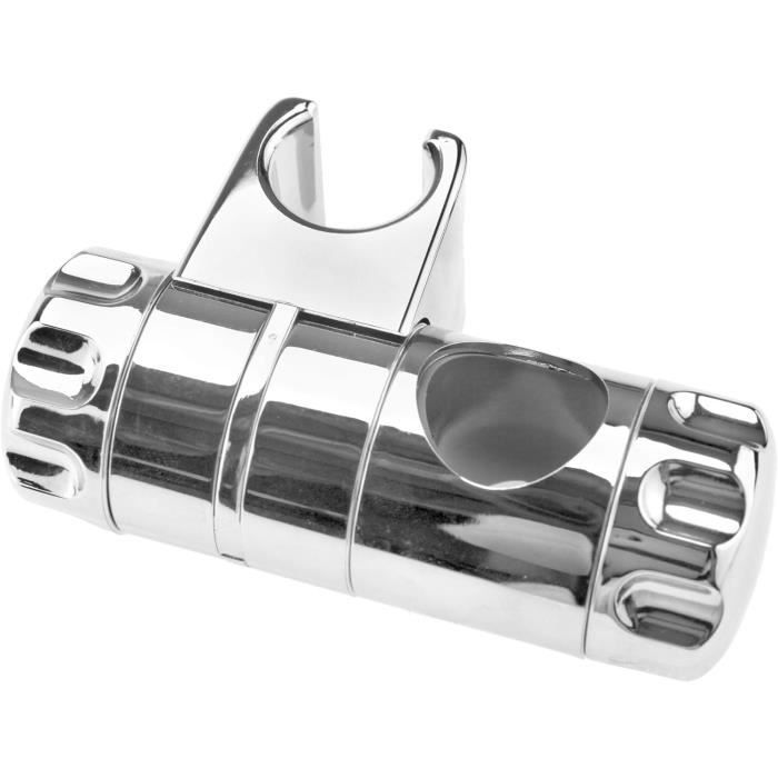 Support Mural En Laiton Pour Pommeau De Douche - Compatible Trou De 22 Mm, Réglable, Chromé