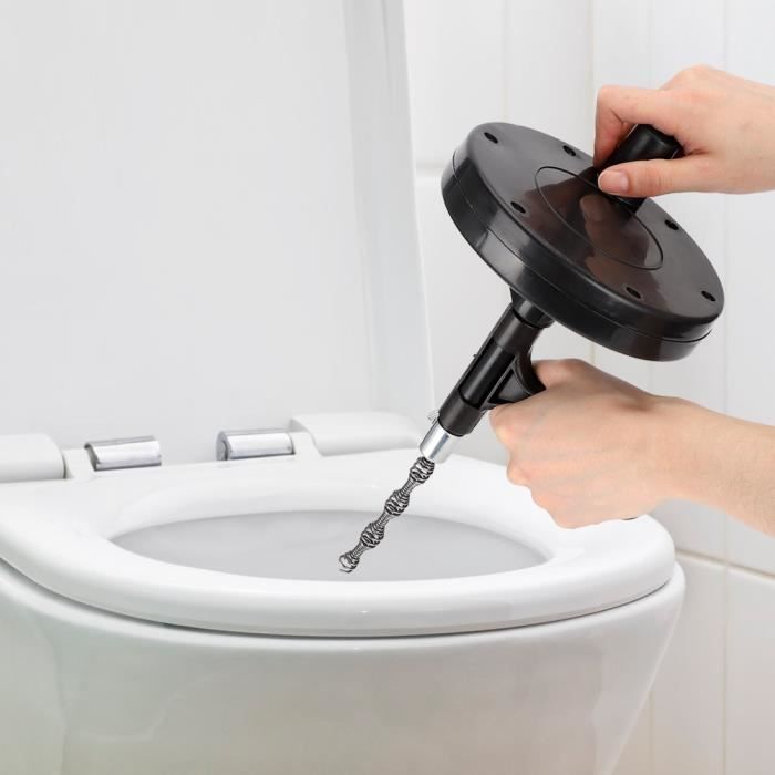 Piston de toilette Déboucheur de vidange puissant pour cuisine WC draine
