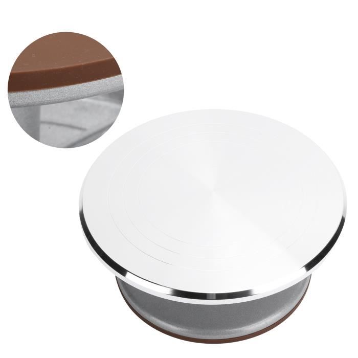 Plateaux à Gâteau En Carton Réutilisables - Lot De 10, Diamètre 20 Cm, Or Et Argent - Épaisseur 2 Mm, Pour Transport Et Présentation