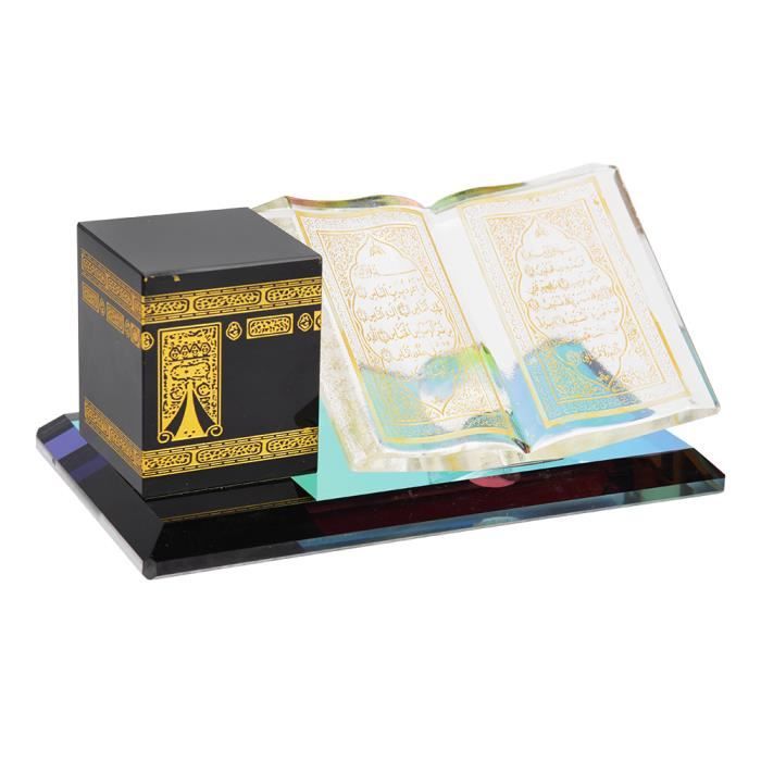 Fournitures musulmanes Muslim Golden Kaaba Quran Model Kits Islamic
