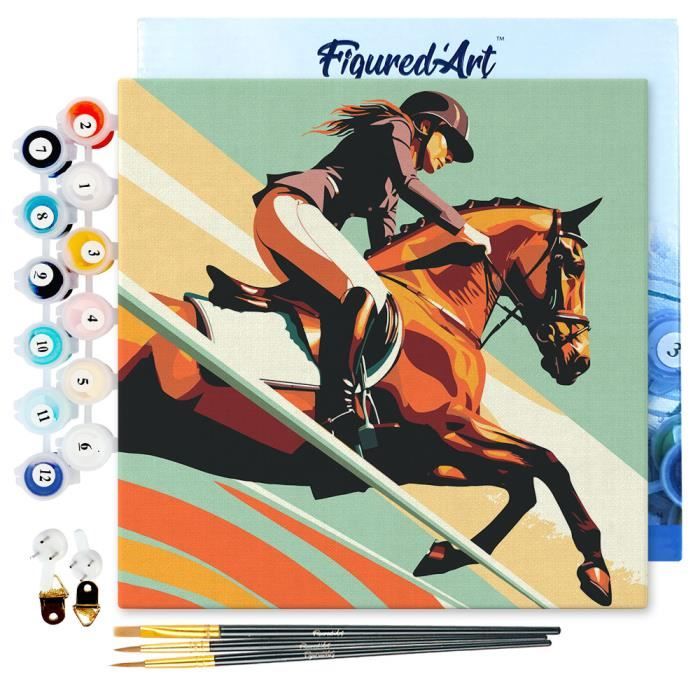 Peinture par Numéros - FIGURED'ART - Mini 20x20cm - Kit Complet ...