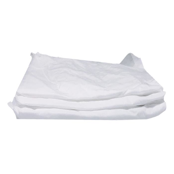 15 Draps Jetables Non Tissés Double - 220x240cm + Taies 60x80cm, Pour Voyage, Hôtel, Spa