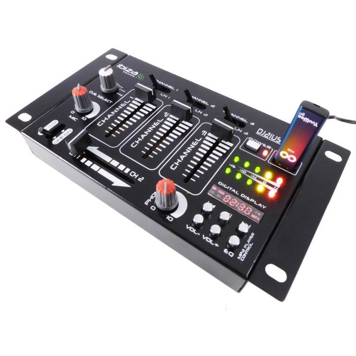 Table de mixage 4 voies 7 entrées DJ21USB-MK2 - Cdiscount TV Son Photo