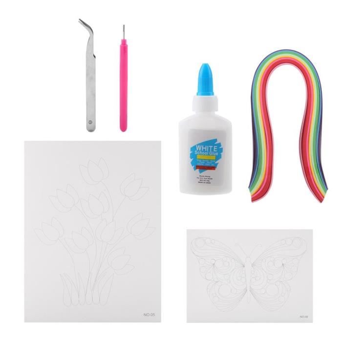 Lv.life kits de quilling Paper Quilling Kits 2 différents modèles d