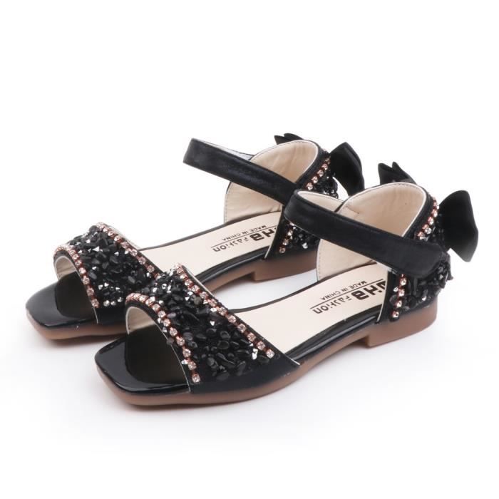 Chaussures Bébé Fille Avec Bandeau Couronne - Taille 0-18 Mois - Cuir PU Et Tulle - Anti-dérapant - Cadeau Naissance - 6