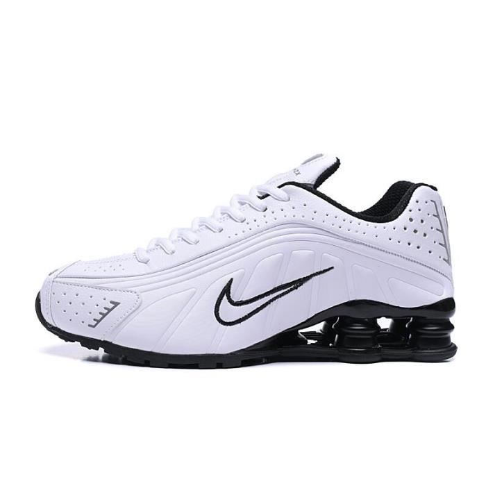 Nike Shox R4 Chaussure pour Homme Blanc Blanc - Cdiscount Chaussures