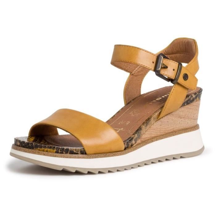 Sandales tamaris jaune new arrivals