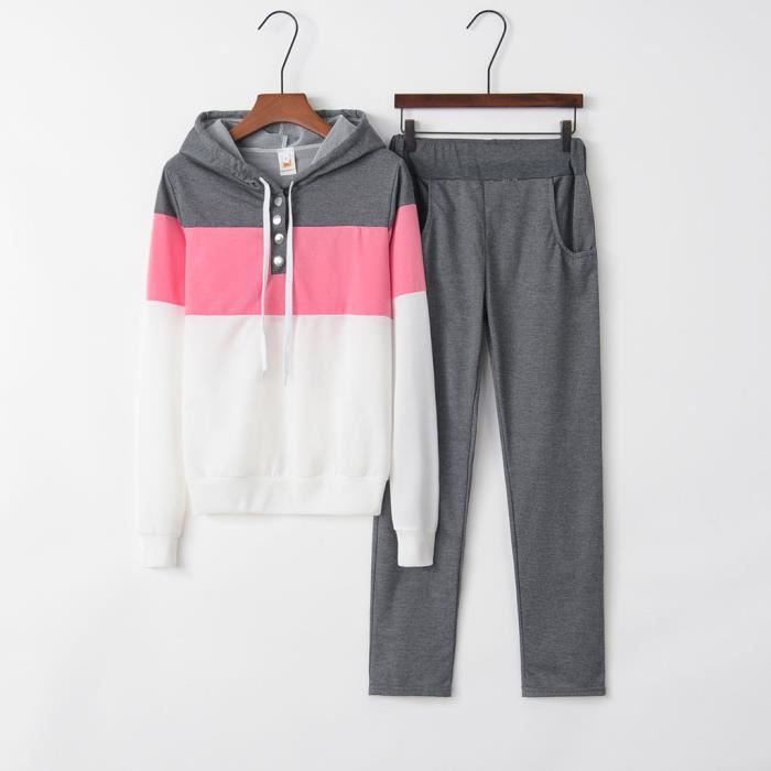 jogging gris femme pas cher