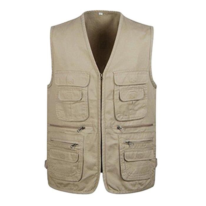 Homme Gilet Durable Grande Taille Pour Chasse Camping P che