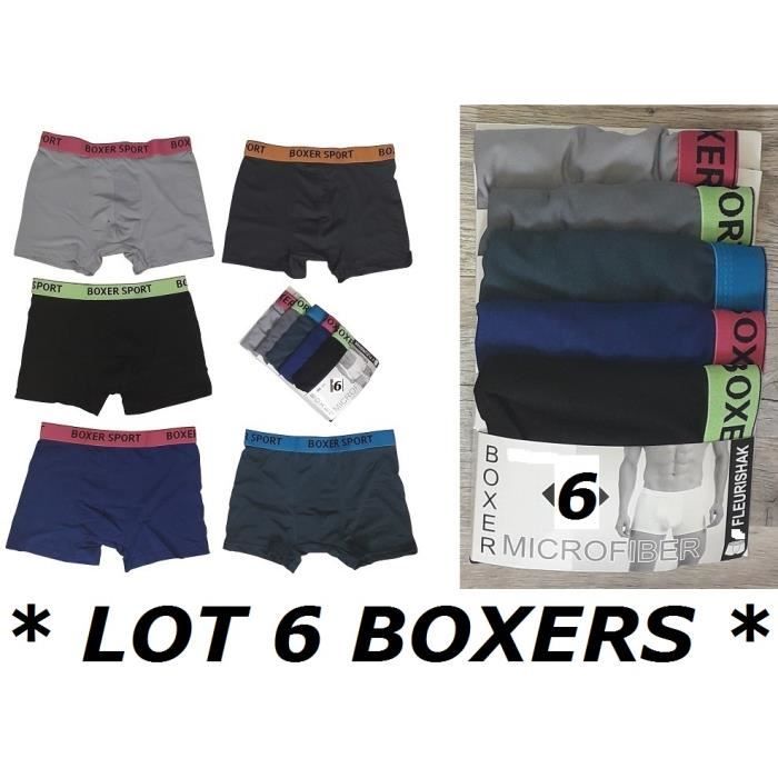 Caleçon Boxeur Lot de 3 Amazon Garçon Vêtements Sous-vêtements Boxers Dark Grey Mélange Garçon 140 Taille Normale Garçon 