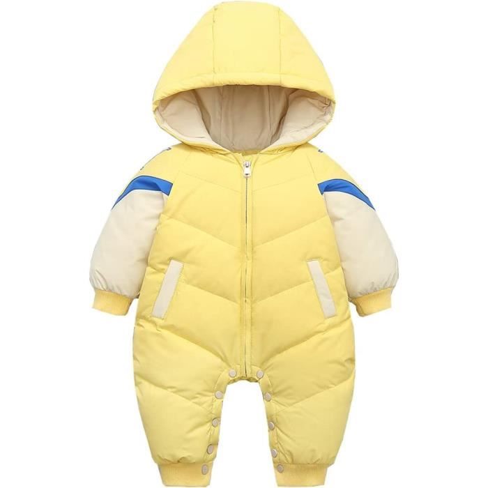 B b Combinaison de Neige Hiver Barboteuse Capuche Doudoune